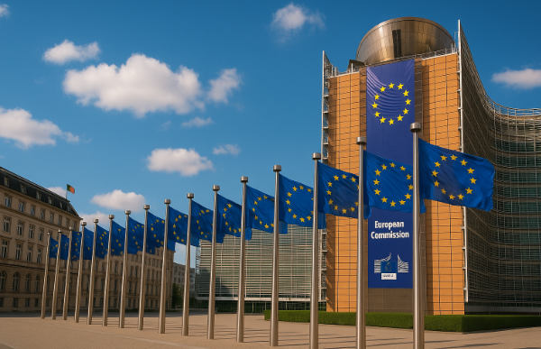 ドイツ語がEU内で最も多くのネイティブスピーカーを持つことを象徴するヨーロッパ連合の建物